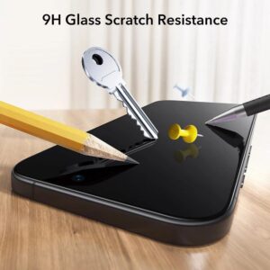 ESR 2-Pack Ultrafit Tempered Glass Screen Protector for Apple iPhone 17 Pro - Black Edge
