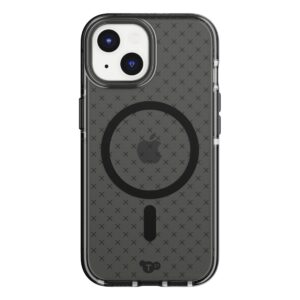 Tech21 EvoCheck Tough MagSafe Rear Case Cover for Apple iPhone 15 - Smokey Black