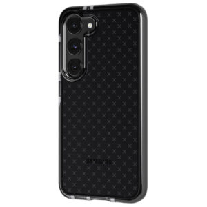 Tech21 EvoCheck Tough Rear Case Cover for Samsung Galaxy S23 - Smokey/Black