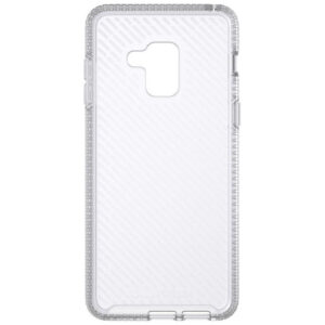 Tech21 Evo Shell Tough Rear Case Cover for Samsung Galaxy A8 2018 - Frosted Clear