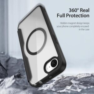 DUX DUCIS Skin X Pro Magnetic Flip Wallet Case for Apple iPhone 16e - Black