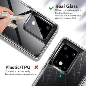 ESR Ice Shield TPU & Glass Rear Case for Samsung Galaxy S20 Ultra 5G - Clear