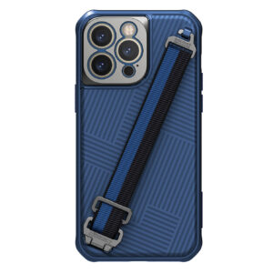 Nillkin Strap Case Camera Protector Cover for Apple iPhone 14 Pro Max - Blue