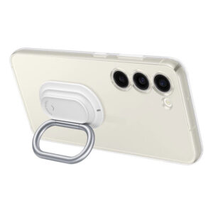 Official Samsung Rear Gadget Case w/ Grip & Kickstand for Samsung Galaxy S23 - Clear