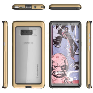 Ghostek Atomic Slim Rugged Heavy Duty Case for Samsung Galaxy Note 8 - Gold