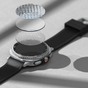 2 Pack Ringke Tempered Glass Pro Protector for Galaxy Watch 8 Classic (46mm)