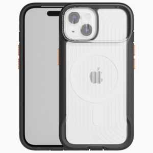 Tech21 EvoMax Tough Magsafe Case for Apple iPhone 15 - Clear/Black