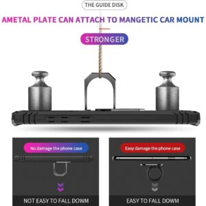 Leyi Tough Rugged Protective Case Cover for Samsung Galaxy S22 Ultra - Black