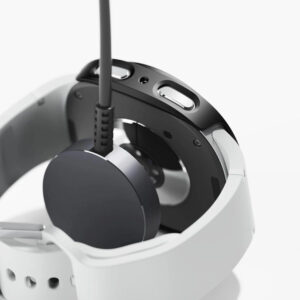 2 Pack Ringke Air Silicone Matte Case Cover for Galaxy Watch 8 (40 mm) - Clear/Black