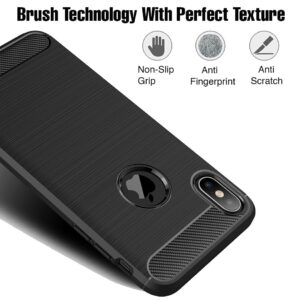 Flexi Carbon Rear Case for Apple iPhone XS Max - Black