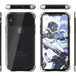 Ghostek COVERT2 Tough Clear Silicone Case Cover for Apple iPhone X / XS - White