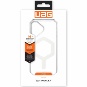 Urban Armor Gear (UAG) Plyo MagSafe Tough Case Cover for Apple iPhone 16 - Ice