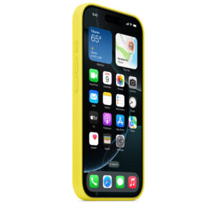 Official Apple Silicone Magsafe Rear Case Cover for iPhone 16 Pro Max - Star Fruit