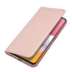 DUX DUCIS Skin Pro Faux Leather Wallet Flip Case for Samsung Galaxy A15 / A15 5G - Rose Gold