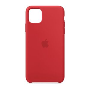 Official Apple Silicone Rear Case Cover for Apple iPhone 11 Pro Max - Red
