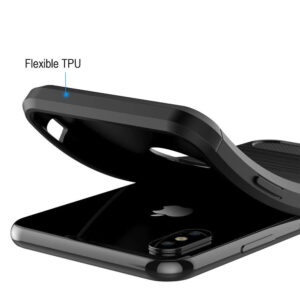 Flexi Carbon Rear Case Cover for Apple iPhone 8 Plus