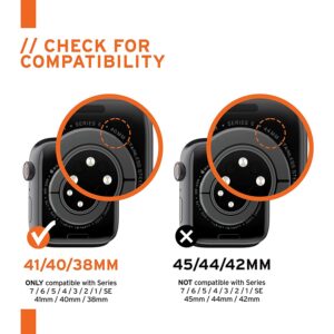 Urban Armor Gear (UAG) Scout Strap for Apple Watch 1 2 3 4 5 6 7 38, 40 & 41mm - Black