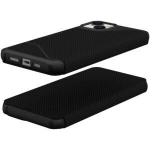 Urban Armor Gear (UAG) Metropolis Tough Folio Case for Apple iPhone 14 Plus - KEVLAR Black
