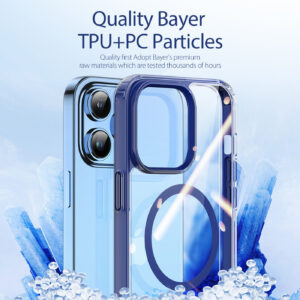 DUX DUCIS Clin2 Clear Tough with MagSafe Case for Apple iPhone 14 Pro Max - Blue