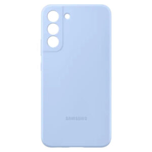 Official Samsung Silicone Cover for Galaxy S22+ Plus 5G - Sky Blue