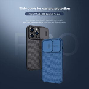 Nillkin CamShield Pro Lens Protector Case for Apple iPhone 14 Pro - Blue
