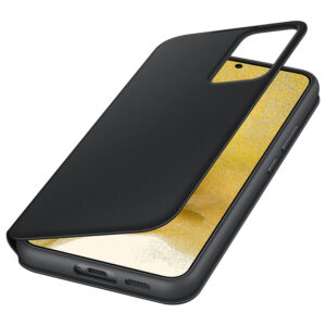 Official Samsung Smart Clear View Cover for Galaxy S22+ (Plus) - Black
