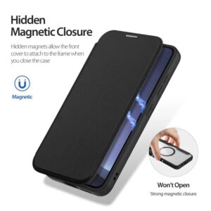 DUX DUCIS Skin X Pro Magnetic Flip Wallet Case for Samsung Galaxy S25 - Black