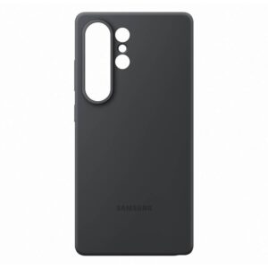 Official Genuine Samsung Silicone Case Cover for Samsung Galaxy S25 Ultra - Black