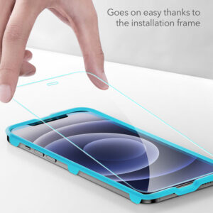 ESR Classic Hybrid Tough Rear Case + 2 Pack Screen Shield for Apple iPhone 12 Mini - Clear