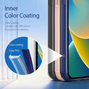 DUX DUCIS Clin2 Clear Tough with MagSafe Case for Apple iPhone 14 Pro Max - Blue