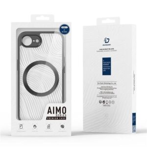 DUX DUCIS Aimo Series MagSafe Rear Case Cover for Apple iPhone 16e - Clear/ Black