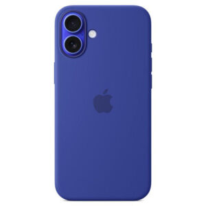 Official Apple Silicone Magsafe Rear Case Cover for iPhone 16 Plus - Ultramarine