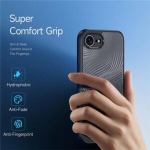 DUX DUCIS Aimo Series Rear Case Cover for Apple iPhone 16e - Clear/ Black