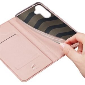 DUX DUCIS Skin Pro Faux Leather Wallet Flip Case for Samsung Galaxy S25+ (Plus) - Rose Gold