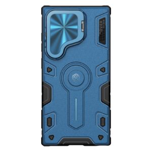 Nillkin CamShield Armor Prop Lens Protector Magnetic Case for Samsung Galaxy S24 Ultra - Blue