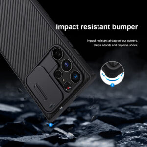 Nillkin CamShield Pro Lens Protector Case for Samsung Galaxy S22 Ultra 5G - Black