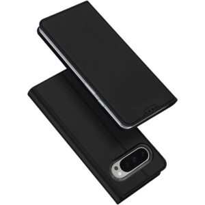 DUX DUCIS Skin Pro Faux Leather Wallet Flip Case for Google Pixel 10 Pro XL - Black