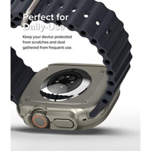 Ringke Slim Case Cover 2-pack for Apple Watch Ultra 49MM - Clear & Titanium Grey