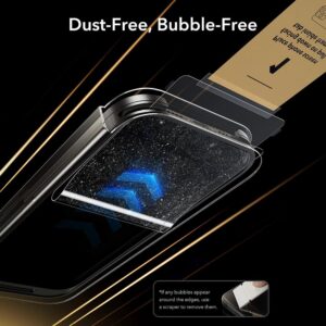 ESR Armorite Pro Ultrafit Tough Tempered Glass Screen Protector for Apple iPhone 16 Pro / Apple iPhone 17 - Black Edge