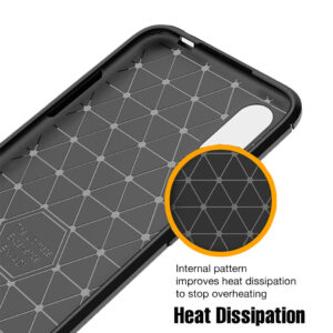 Flexi Carbon Rear Case for Samsung Galaxy A51 - Black