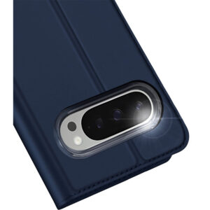 DUX DUCIS Skin Pro Faux Leather Wallet Flip Case for Google Pixel 10 / 10 Pro - Blue