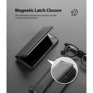 Ringke Signature Folio Case Cover for Samsung Galaxy Z Fold3 5G - Black, Standard