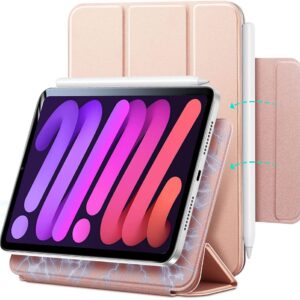 ESR Rebound Magnetic Folio Case for Apple iPad Mini (6th Gen. 2021) - Rose Gold