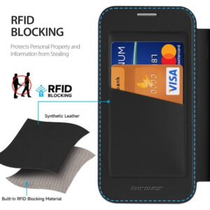 DUX DUCIS Skin X Pro MagSafe Flip Wallet Case for Apple iPhone 16 - Black