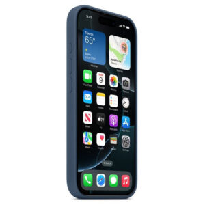 Official Apple Silicone Magsafe Rear Case Cover for iPhone 16 Pro Max -Denim