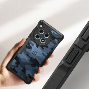 Ringke Fusion X Tough Rear Case Cover for OnePlus Ace 3 / 12R - Camo Black