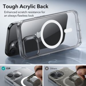 ESR Classic HaloLock MagSafe Tough Case for Apple iPhone 15 Plus- Clear