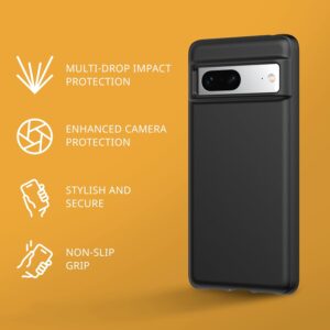 Tech21 EvoLite Tough Rear Case Cover for Google Pixel 7 - Black