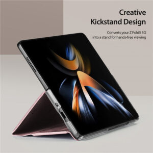 Dux Ducis Bril Leather Case Cover for Samsung Galaxy Z Fold5 5G - Pink