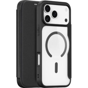 DUX DUCIS Skin X Pro MagSafe Flip Wallet Case for Apple iPhone 17 Pro Max - Black